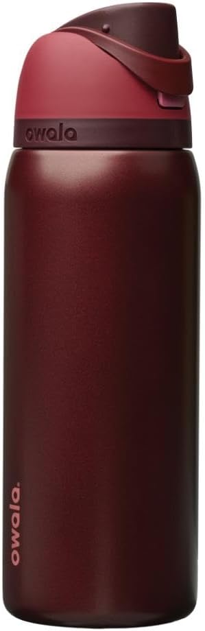 Owala FreeSip Stainless Steel Water Bottle 32 oz Read My Lips