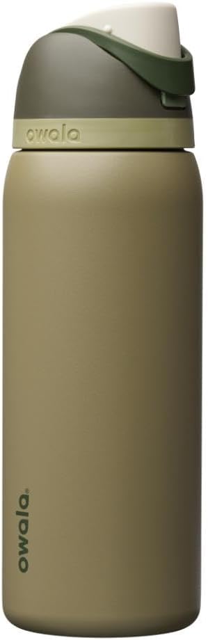 Owala FreeSip Stainless Steel Water Bottle 32 oz Read My Lips