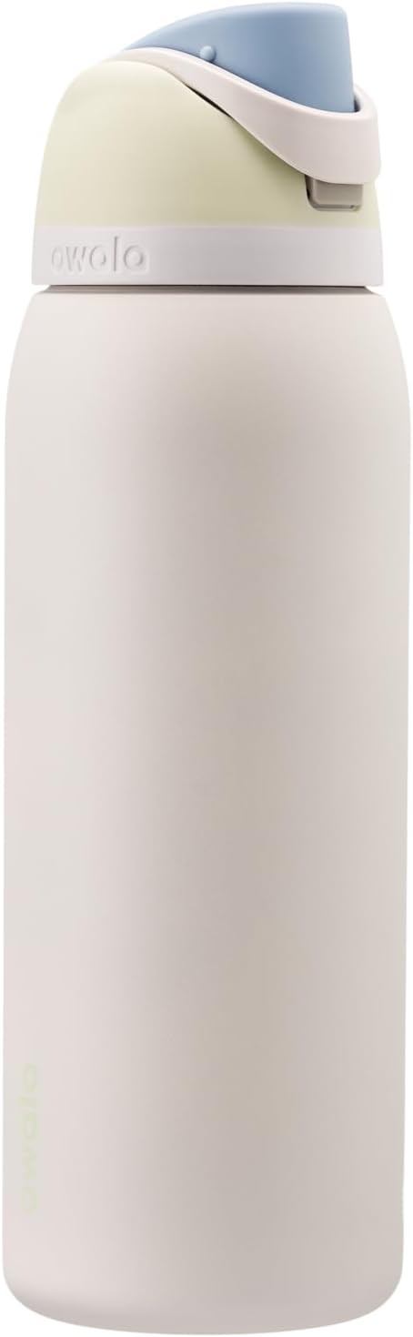 Owala FreeSip Stainless Steel Water Bottle 32 oz Read My Lips