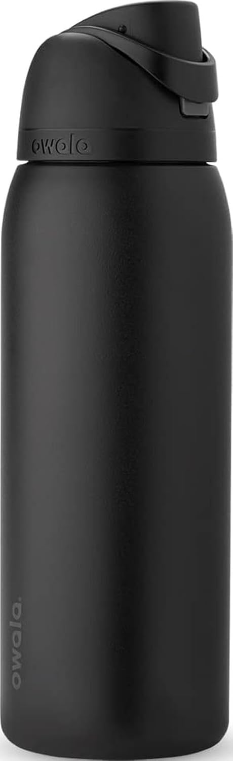 Owala FreeSip Stainless Steel Water Bottle 32 oz Read My Lips