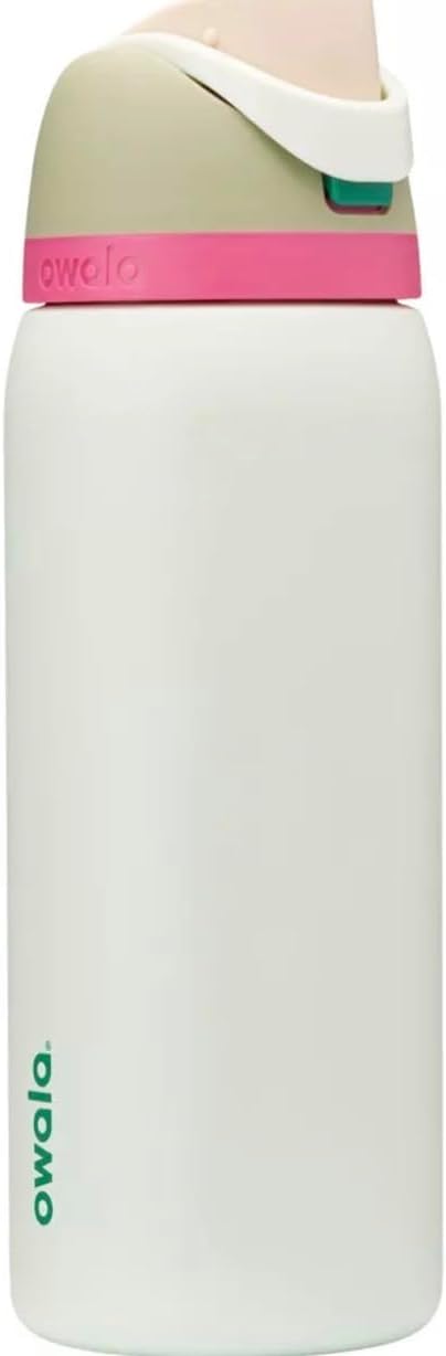 Owala FreeSip Stainless Steel Water Bottle 32 oz Read My Lips