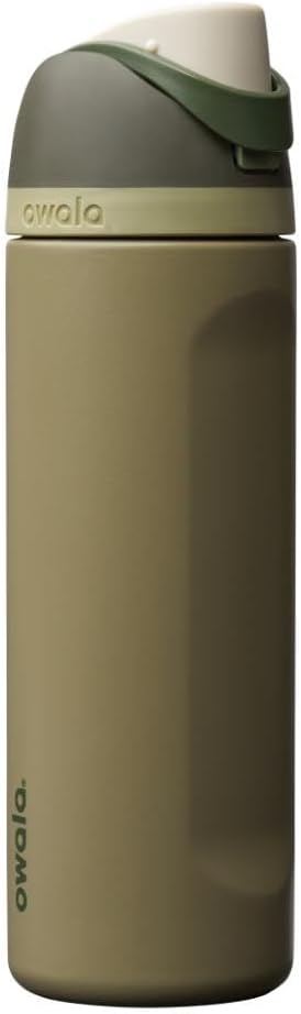 Owala FreeSip Stainless Steel Water Bottle 32 oz Read My Lips