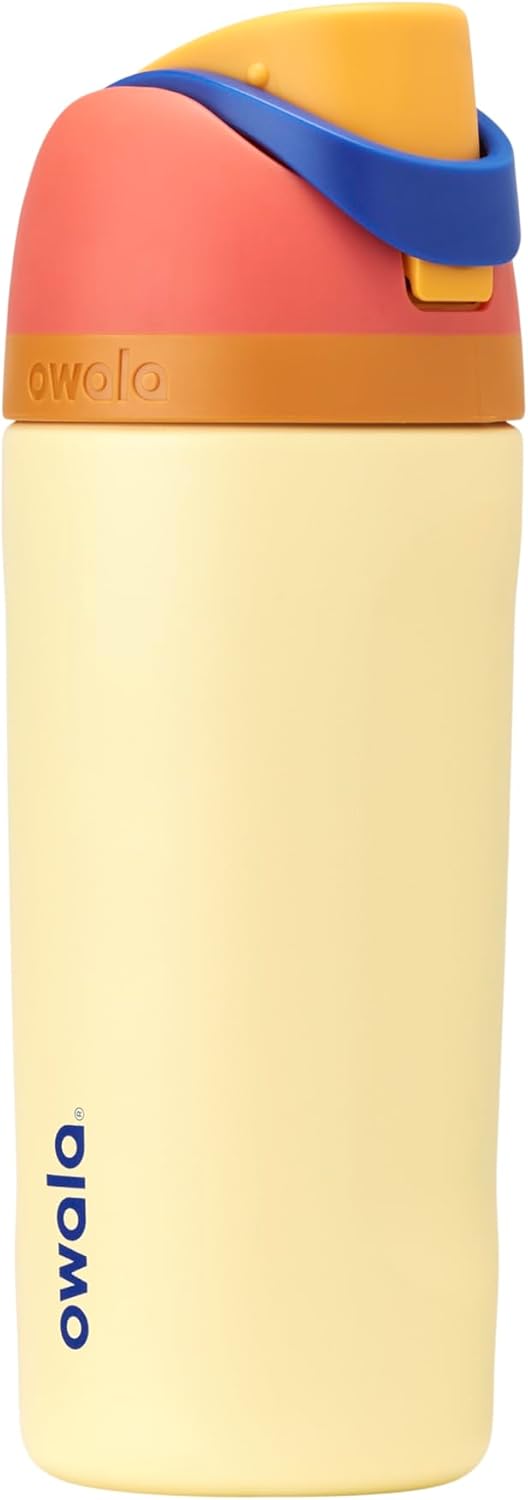 Owala FreeSip Stainless Steel Water Bottle 32 oz Read My Lips