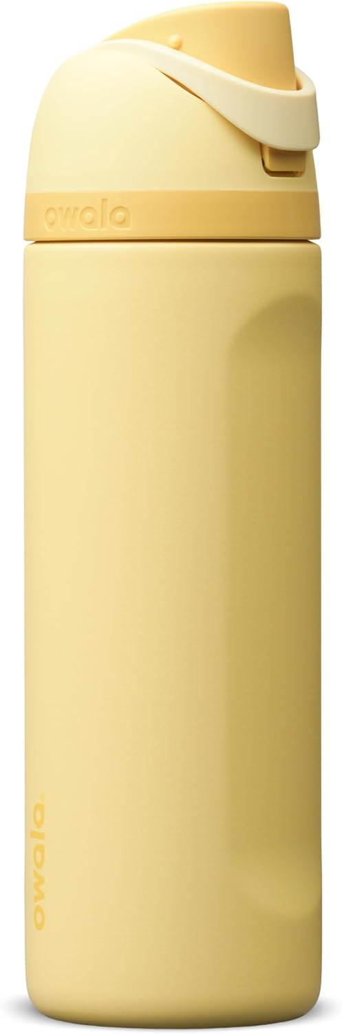 Owala FreeSip Stainless Steel Water Bottle 32 oz Read My Lips