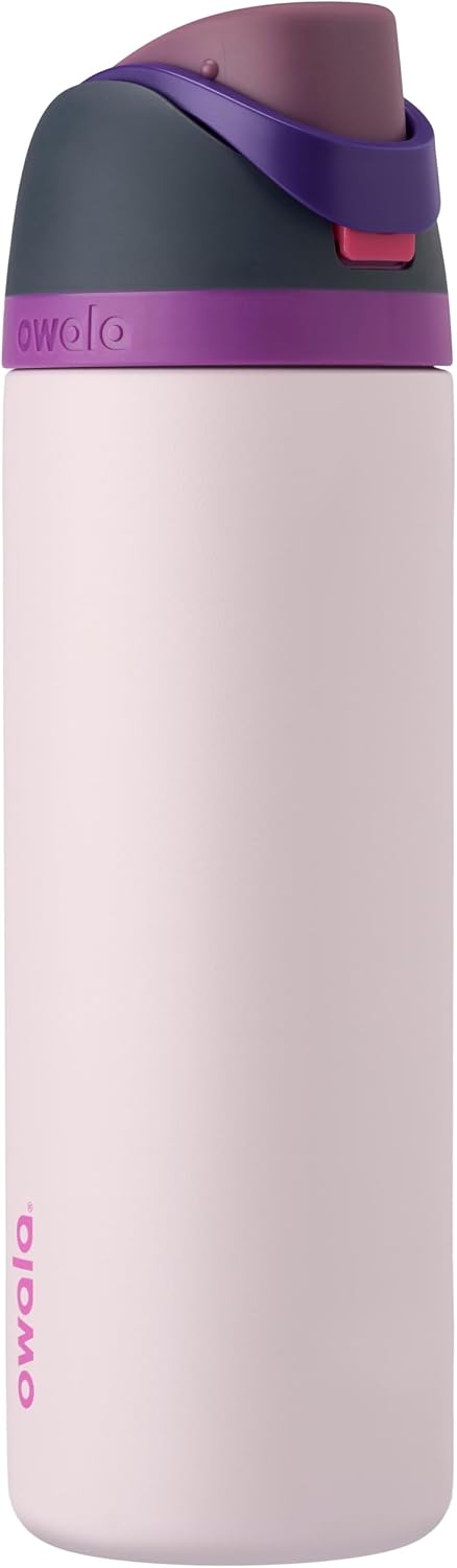 Owala FreeSip Stainless Steel Water Bottle 32 oz Read My Lips