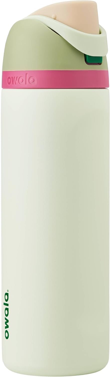 Owala FreeSip Stainless Steel Water Bottle 32 oz Read My Lips