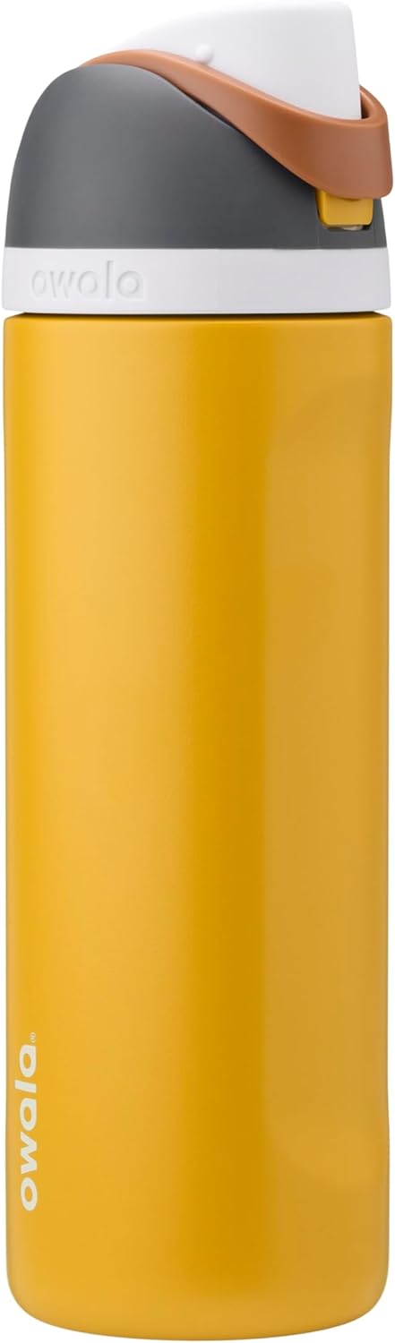 Owala FreeSip Stainless Steel Water Bottle 32 oz Read My Lips