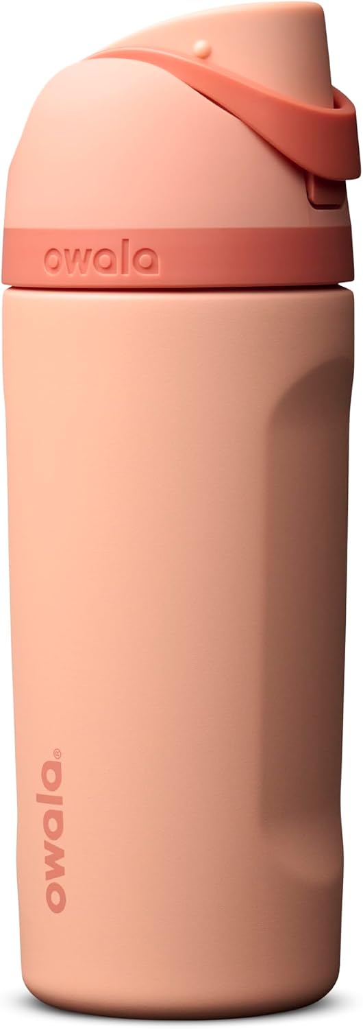 Owala FreeSip Stainless Steel Water Bottle 32 oz Read My Lips