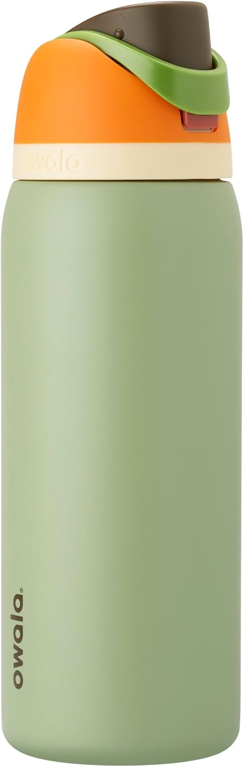 Owala FreeSip Stainless Steel Water Bottle 32 oz Read My Lips