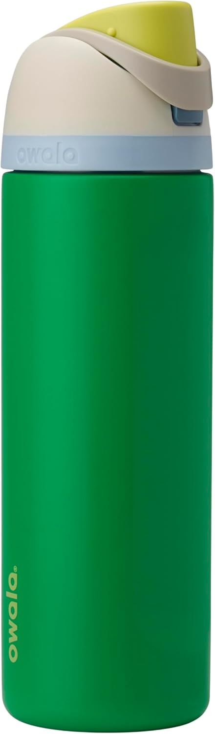 Owala FreeSip Stainless Steel Water Bottle 32 oz Read My Lips