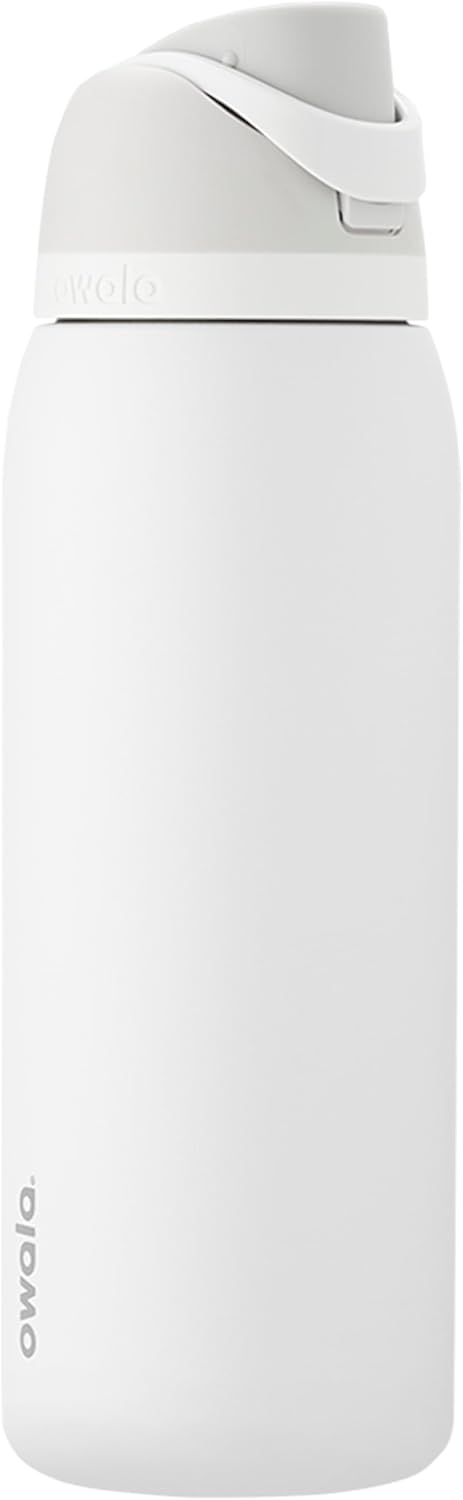 Owala FreeSip Stainless Steel Water Bottle 32 oz Read My Lips