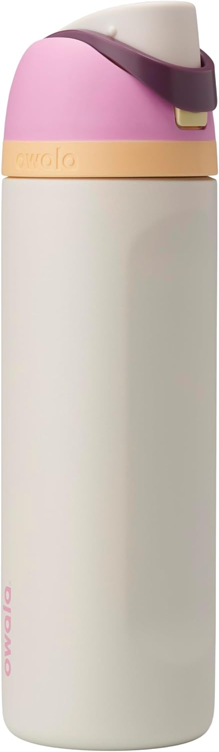 Owala FreeSip Stainless Steel Water Bottle 32 oz Read My Lips