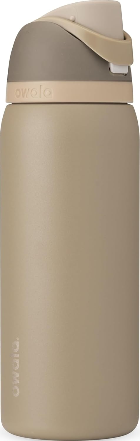 Owala FreeSip Stainless Steel Water Bottle 32 oz Read My Lips