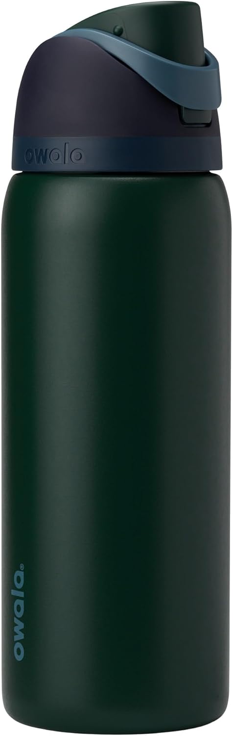 Owala FreeSip Stainless Steel Water Bottle 32 oz Read My Lips