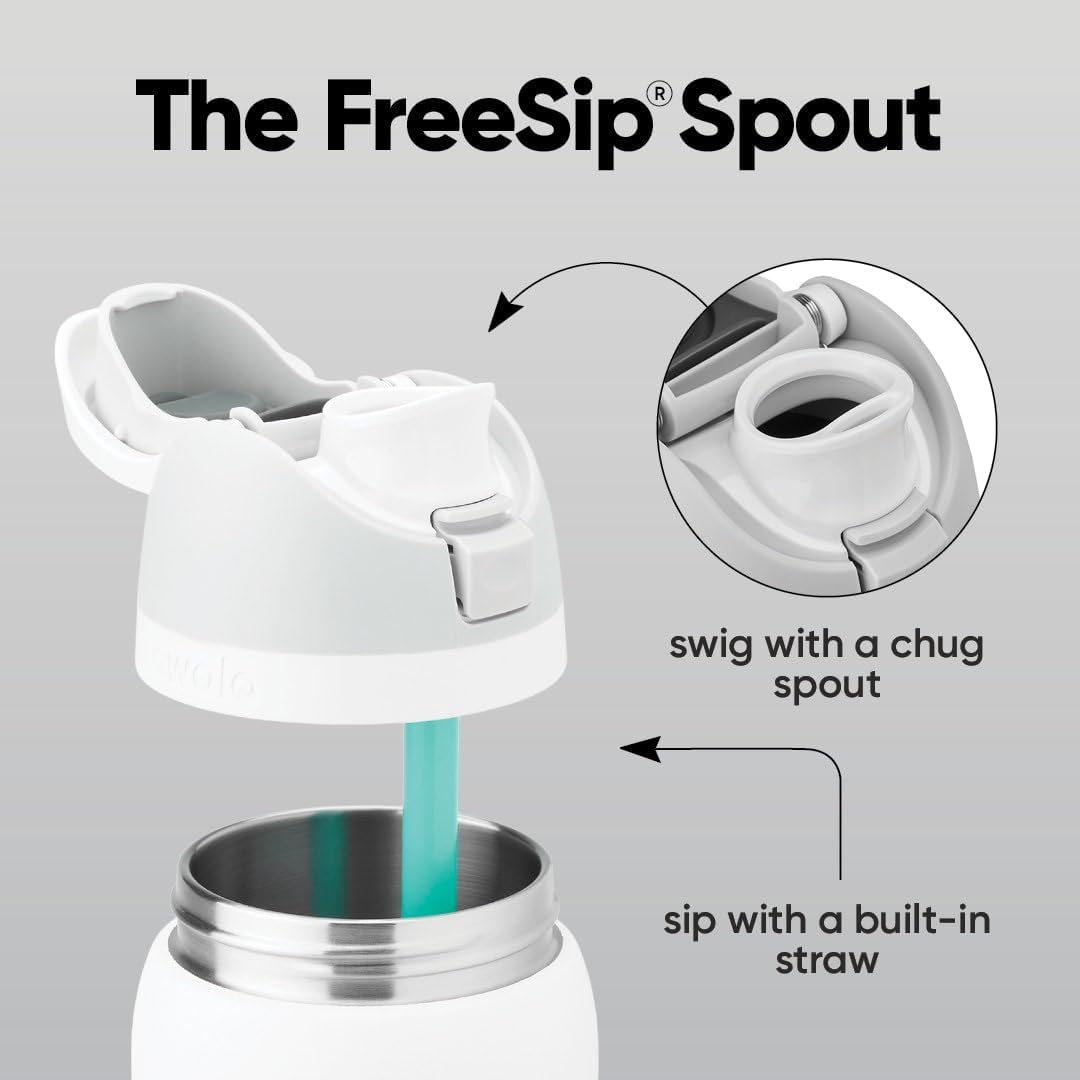 Owala FreeSip Stainless Steel Water Bottle 32 oz Read My Lips