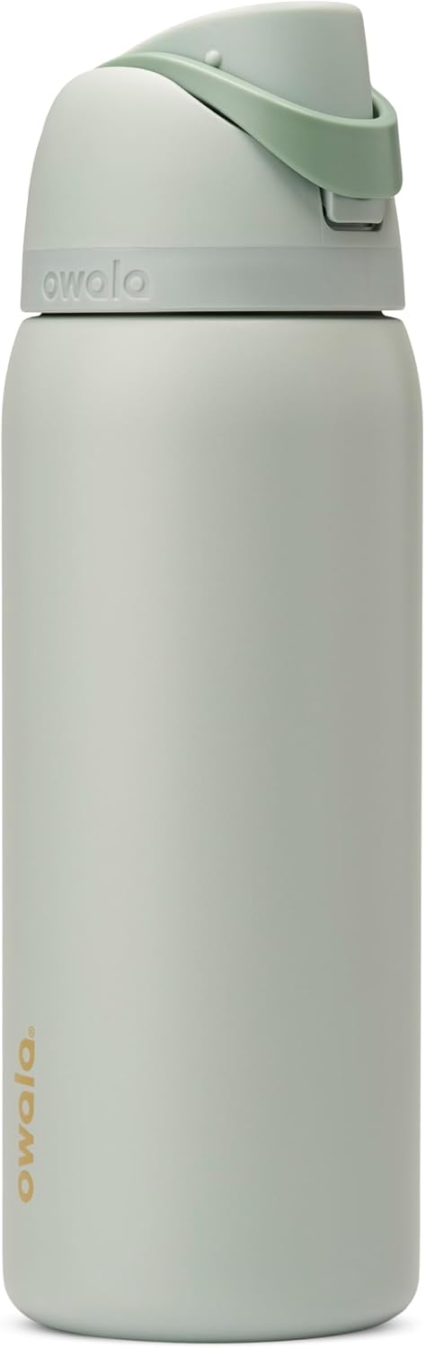 Owala FreeSip Stainless Steel Water Bottle 32 oz Read My Lips