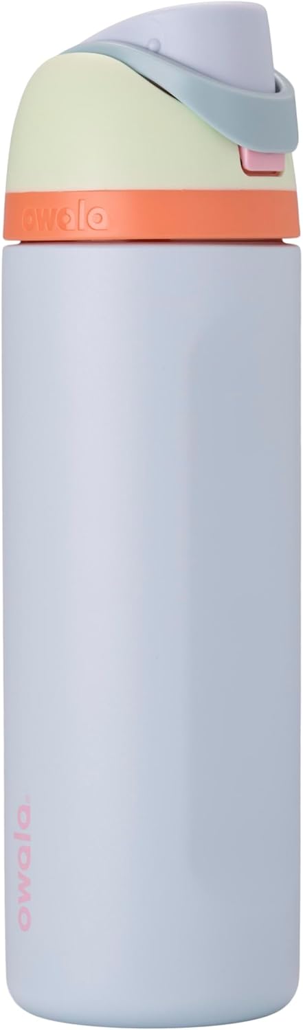 Owala FreeSip Stainless Steel Water Bottle 32 oz Read My Lips
