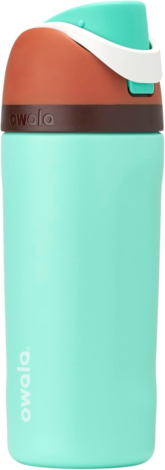 Owala FreeSip Stainless Steel Water Bottle 32 oz Read My Lips