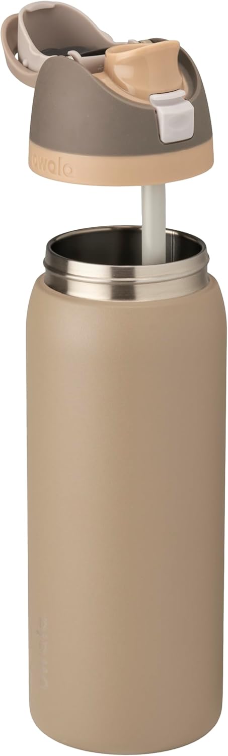 Owala FreeSip Stainless Steel Water Bottle 32 oz Read My Lips
