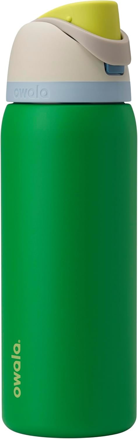 Owala FreeSip Stainless Steel Water Bottle 32 oz Read My Lips