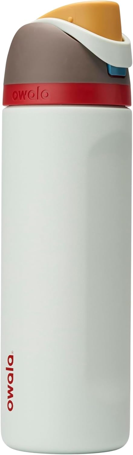 Owala FreeSip Stainless Steel Water Bottle 32 oz Read My Lips