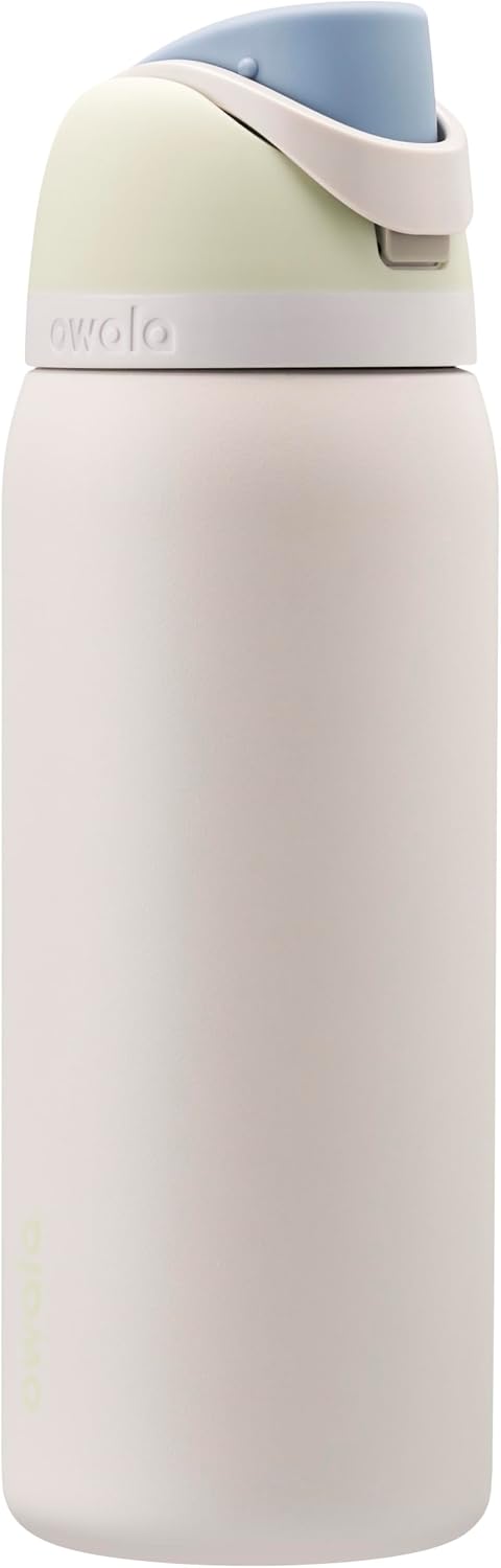 Owala FreeSip Stainless Steel Water Bottle 32 oz Read My Lips