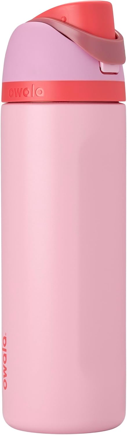 Owala FreeSip Stainless Steel Water Bottle 32 oz Read My Lips