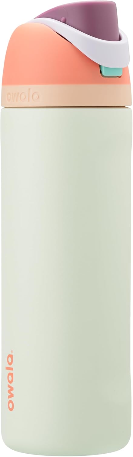 Owala FreeSip Stainless Steel Water Bottle 32 oz Read My Lips