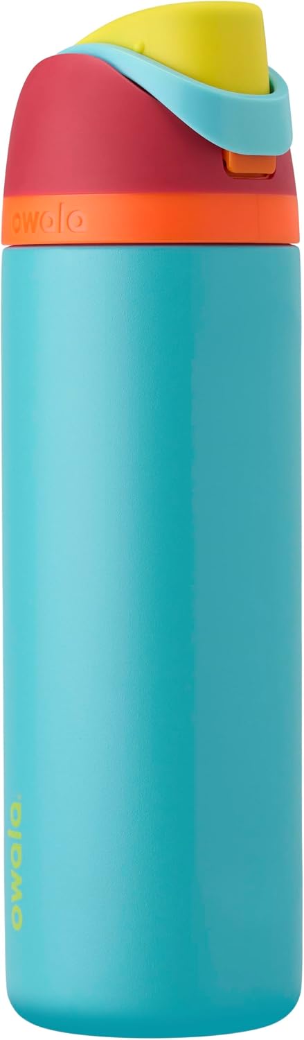 Owala FreeSip Stainless Steel Water Bottle 32 oz Read My Lips