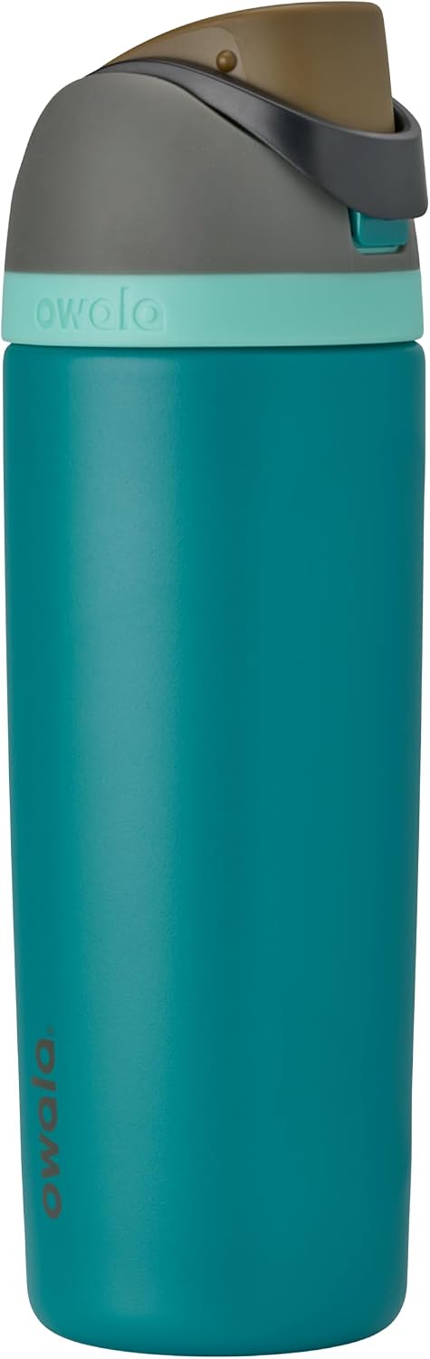 Owala FreeSip Stainless Steel Water Bottle 32 oz Read My Lips