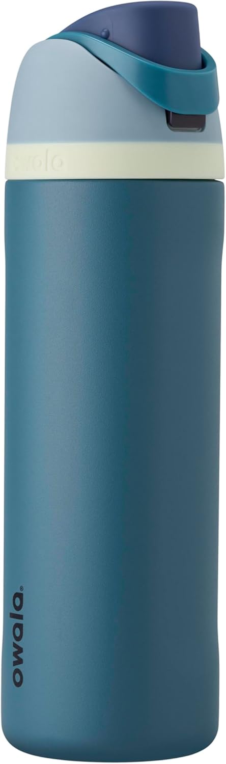 Owala FreeSip Stainless Steel Water Bottle 32 oz Read My Lips