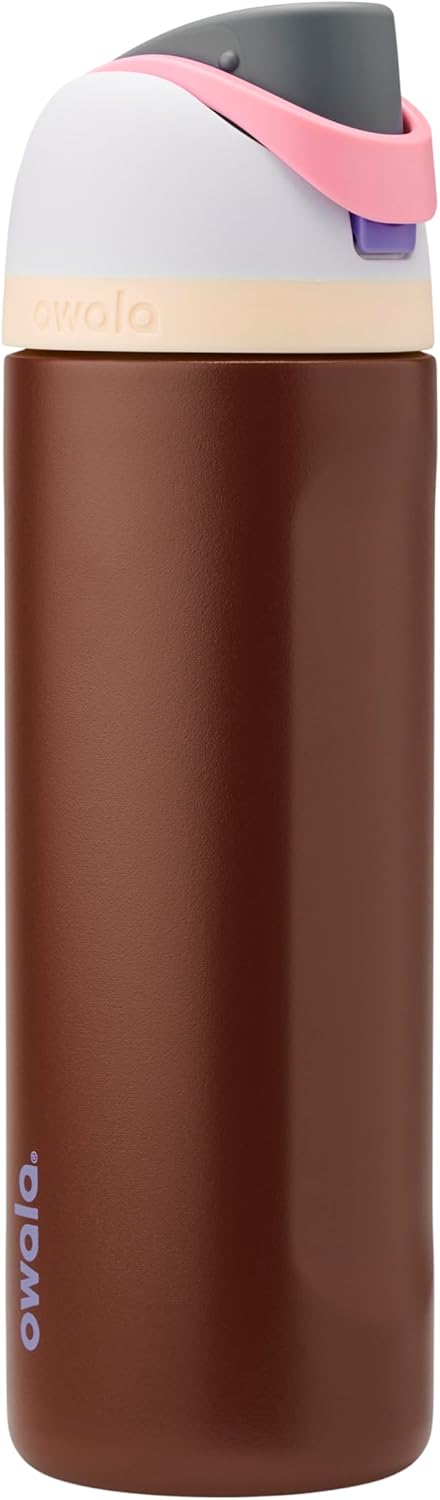 Owala FreeSip Stainless Steel Water Bottle 32 oz Read My Lips