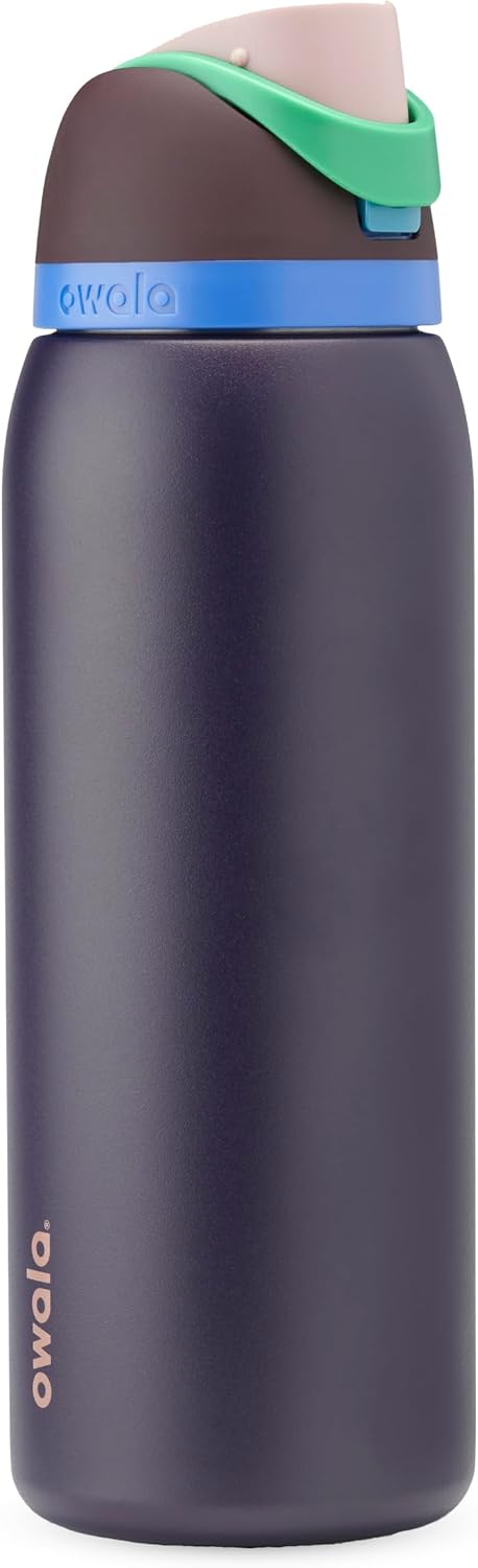 Owala FreeSip Stainless Steel Water Bottle 32 oz Read My Lips