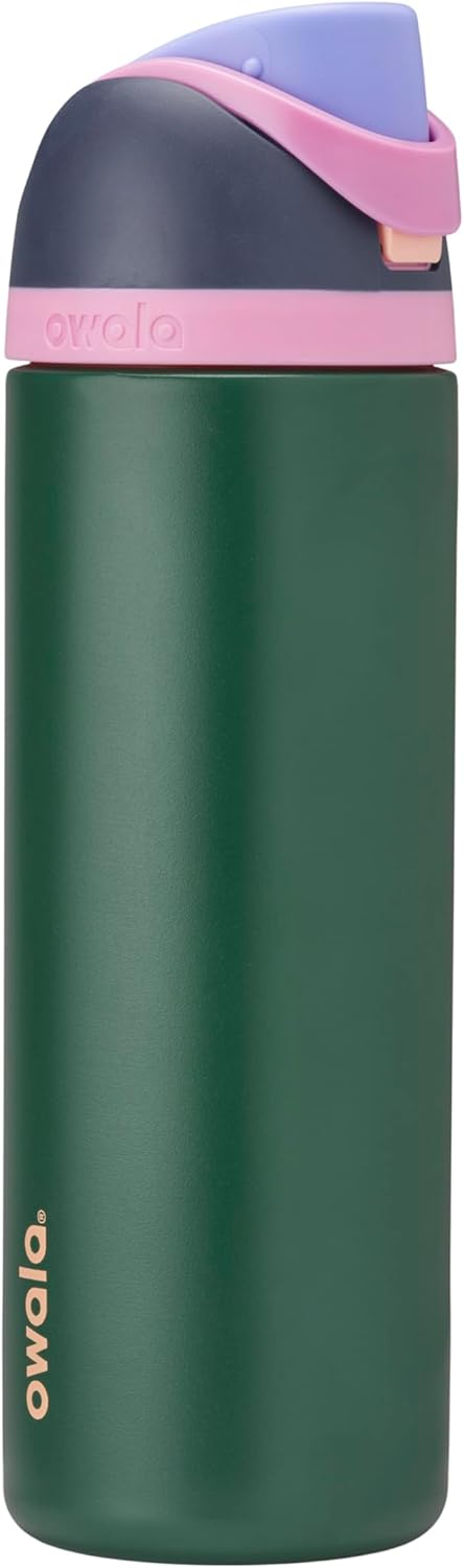 Owala FreeSip Stainless Steel Water Bottle 32 oz Read My Lips