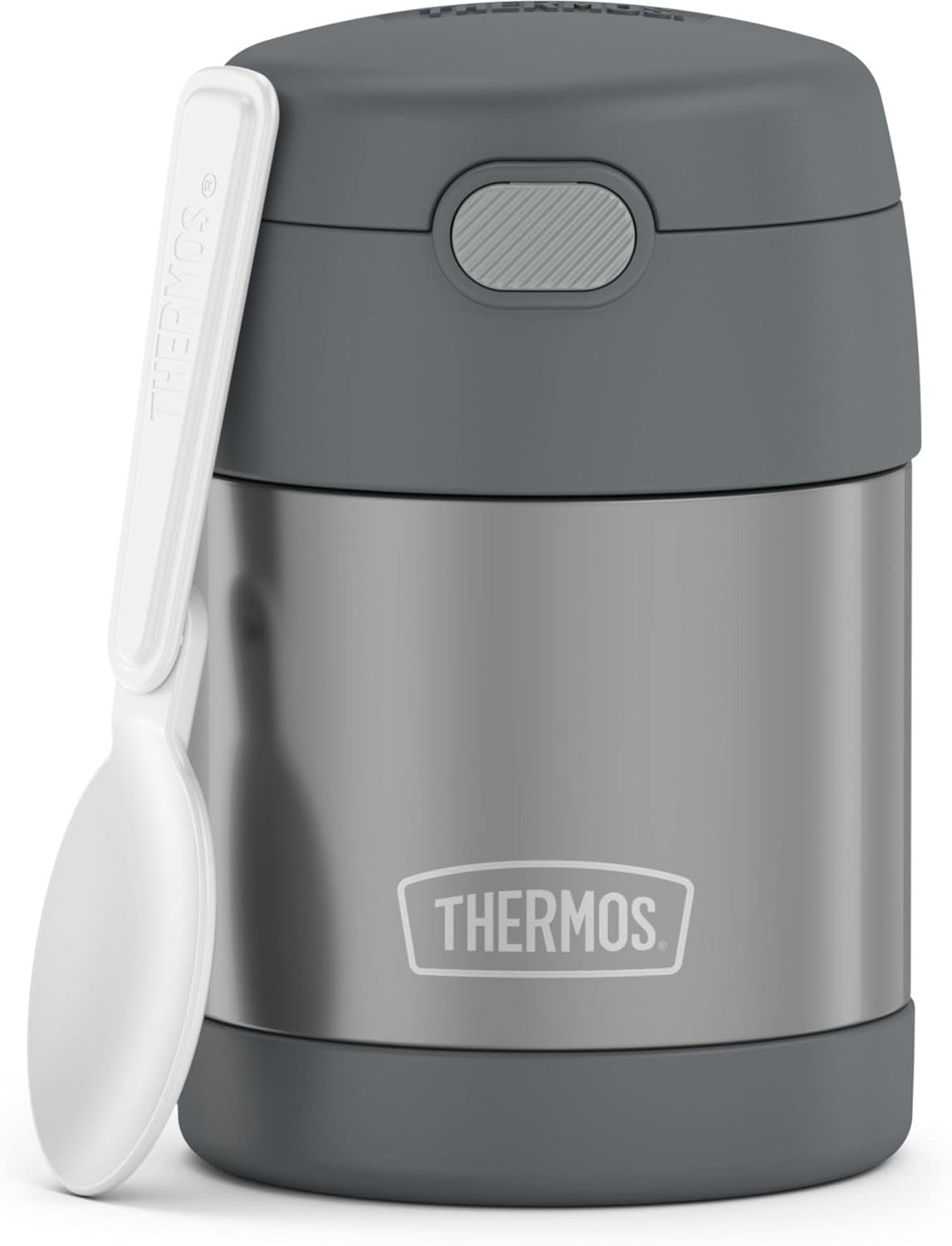THERMOS FUNTAINER Kids Food Jar with Spoon, 10oz, Pink
