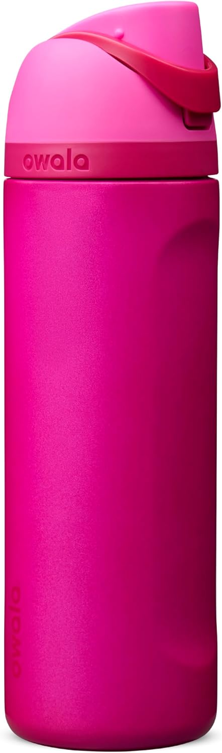 Owala FreeSip Stainless Steel Water Bottle 32 oz Read My Lips