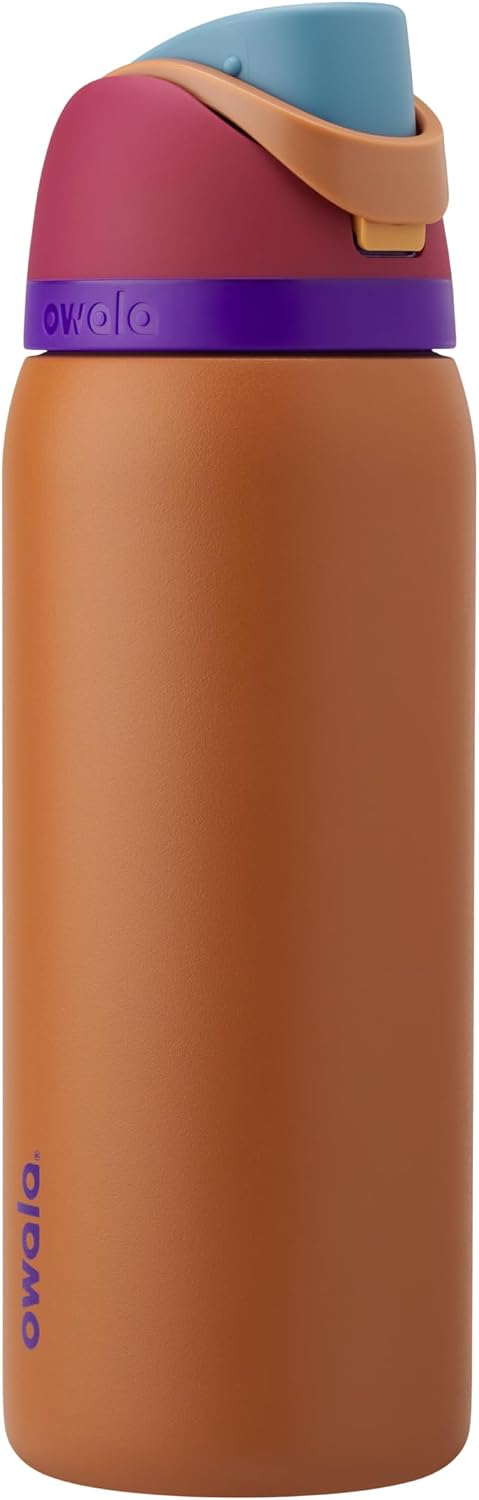 Owala FreeSip Stainless Steel Water Bottle 32 oz Read My Lips