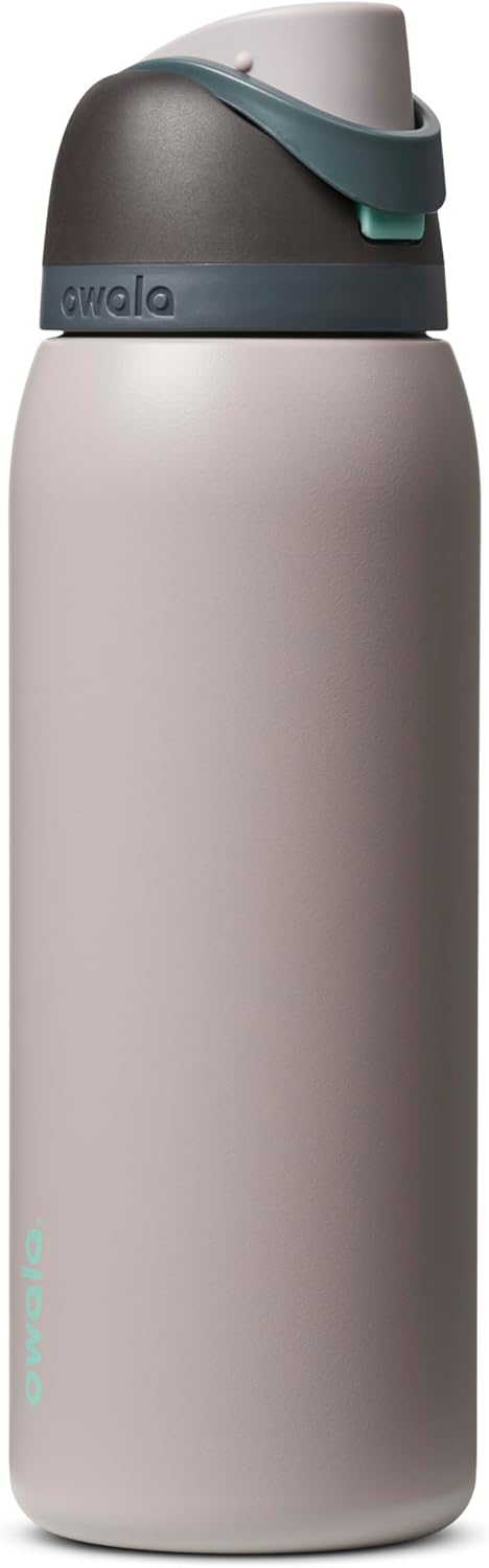 Owala FreeSip Stainless Steel Water Bottle 32 oz Read My Lips