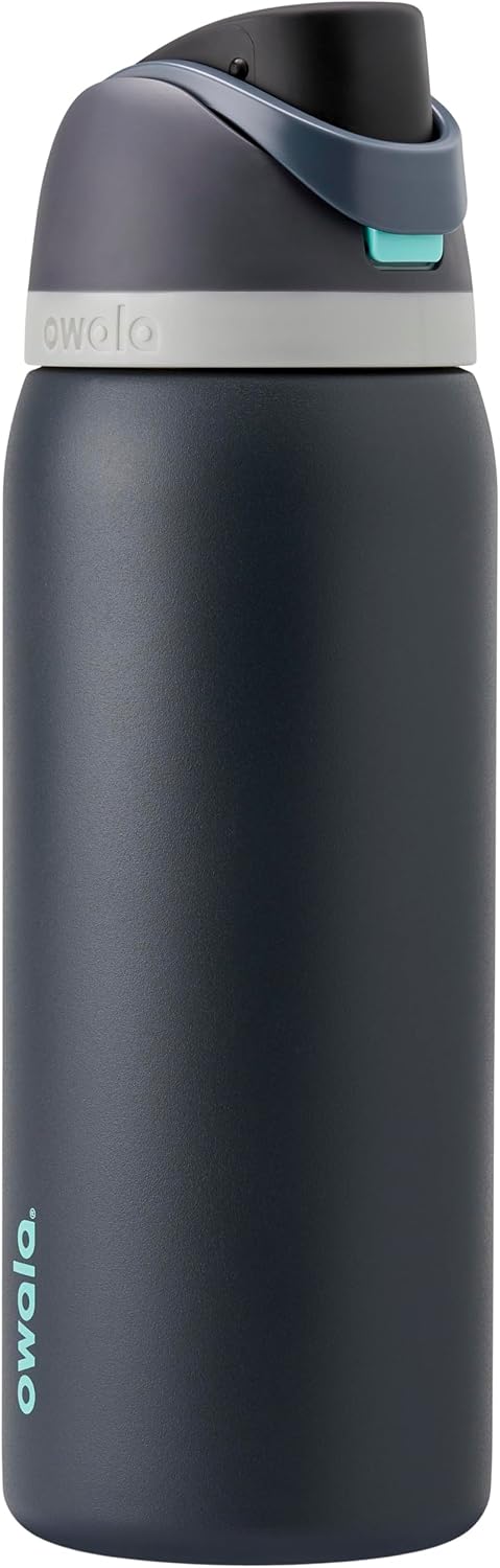 Owala FreeSip Stainless Steel Water Bottle 32 oz Read My Lips