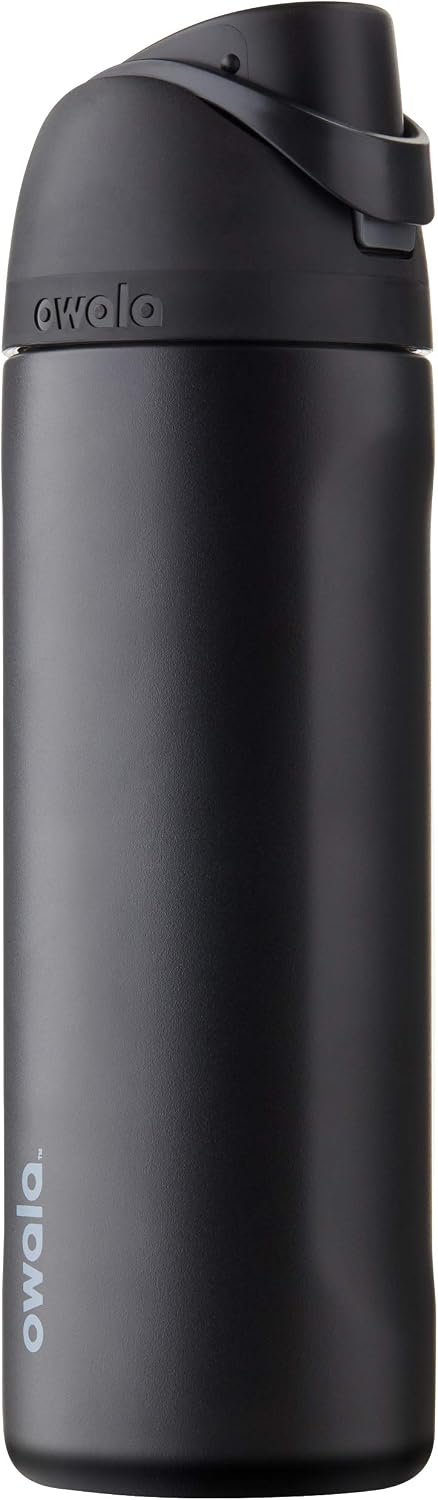 Owala FreeSip Stainless Steel Water Bottle 32 oz Read My Lips