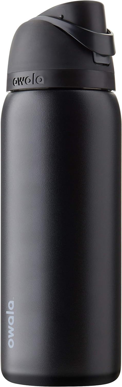 Owala FreeSip Stainless Steel Water Bottle 32 oz Read My Lips