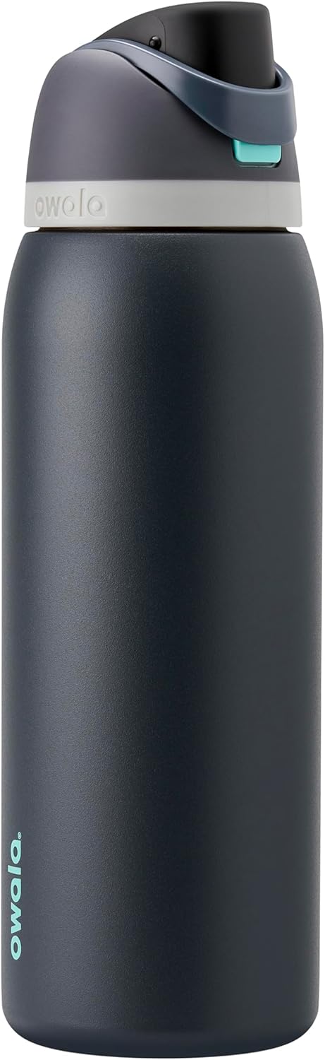 Owala FreeSip Stainless Steel Water Bottle 32 oz Read My Lips